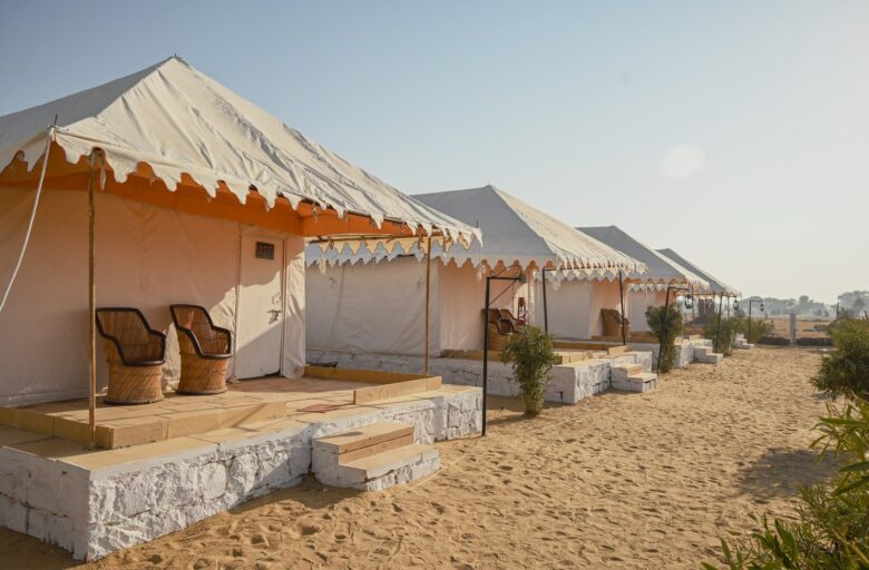 swiss tent in jaisalmer